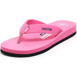 Doctor Health Flip-Flops for Men | Orthopedic Pain Relief Slippers with Cushioned Sole | Anti-Skid Everyday Wear Chappal with Breathable Footbed & Comfort Fit