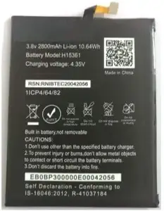 Giffen Mobile Battery for LYF Water 9 (H15361) - 2800 mAh