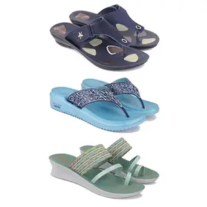 Women's Comfortable Sandal,Casual Lightweight Sandal for Everyday Wear | BTS-(3-COMBO)-1973-1888-1948-5-EURO-36