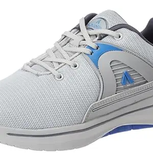 Aqualite Men Stair Shoes, L.Grey/R.Blue, 7 UK/India