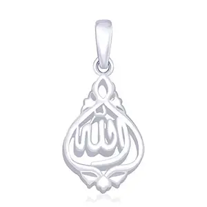 Taraash 925 Sterling Silver Allah Pendant for Unisex PD1763S