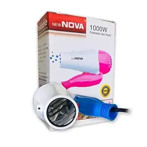 Generic PANKAJ ENTERPRISES Professional Hair Dryer New Nova 1000 Watts (Pack of 1), Multi Color