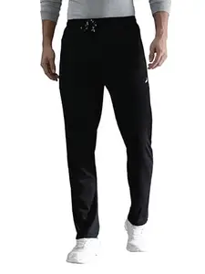 CROCODILE Men Solid Regular Fit Track Pant | Mid Rise | Drawstring Waist | Regular Length | Casual Sports Lounge Bottomwear