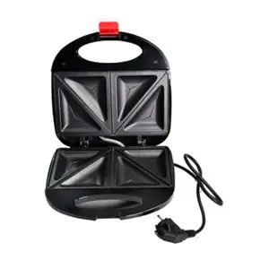 Cospex Sandwich Maker 2 Slice Sandwich Toaster Machine Non-Stick Easy Clean 750W Triangle Cooking, Non-Stick Coating Plate