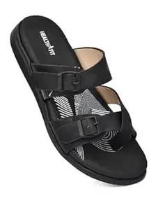 HEALTH FIT EXTRA SOFT Women's Comfortable Memory Foam Doctor Slippers/Flip-Flops|Fashionable Casual & Stylish|Lightweight & Breathable|Outdoor Synthetic Casual Chappals Sandals Ladies & Girls HF30