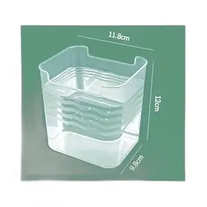 Storage Boxes Fridge Organizers Storage Boxx Set Freezer Storage Containers Side Door Refrigerator Organiser Fridge Storage Baskets for Veget|Design - 2452 for Home and Kitchen