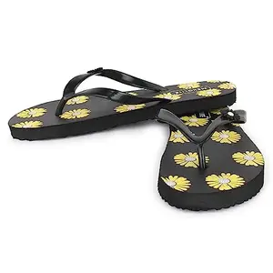 MEXOLITE Women's PVC Rubber Latest Printed Flip-Flops/Slippers with Elegant Design | Soft Anti Slip, Super Grip Rubber Slipper, Daily Use Flexible Printed Chappals Multicolour STYLE-SERIES-7, numeric_6