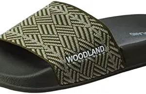 Woodland mens FF 4048021 Olive Flip-Flop - 8 UK (42 EU)(FF 4048021)