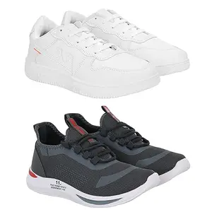 Birde Casual Shoes for Men Pack of 2_BRD-1043-BRD-829_10 Grey