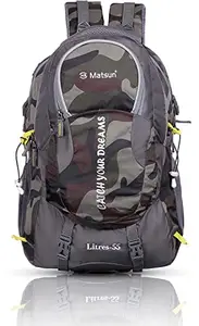 matsun Large 55 L Laptop Backpack Premium Waterproof Bag For Travelling Trekking Multicolor