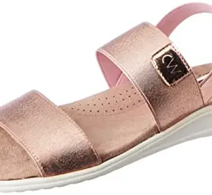 Catwalk Women's Metallic Two Strap Sandals - 5 UK/India (37 EU) (3298RX-5)