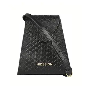 Hidesign womens EE SPRUCE I-M Medium Black Sling Bag