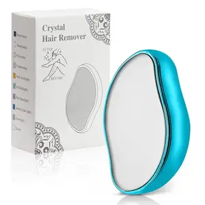 Kamz Rsentera Crystal Hair Eraser for Women and Men, Magic Crystal Hair Remover Painless Exfoliation Hair Removal Tool for Arms Legs Back, Washable Crystal Epilator Without Shaving for Smooth Skin Gifts
