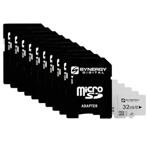 Synergy Digital 32GB Micro SDHC Secure Digital UHS-I Memory Cards, Compatible with Samsung Galaxy Note 4 Cell Phone - Class 10, U1, 100MB/s, 300 Series - Pack of 10
