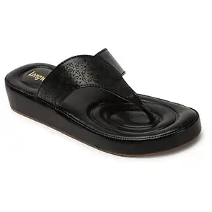 Longwalk Black Synthetic Women Flat sandals W-LK4