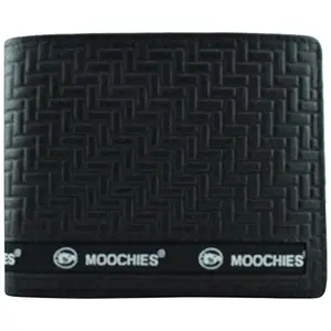 MOOCHIES Gents Pure Leather Wallets,Size-10x12x2 CMS,Black
