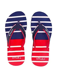 Altek Men's Flip Flop Slippers Rubber Sole Chappal 10 UK - 14234_blue_10-