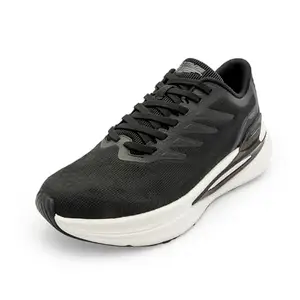 Red Tape ETPU Athleisure Shoes for Men | Cultured Round-Toe Shape & Cushioning Technology Black