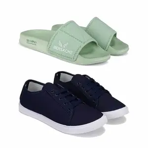 BERSACHE Stylish Wedge Sandal for Men-6044-1501 Multicolor