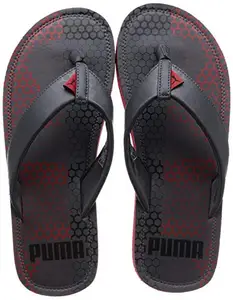 Puma Men Wink Duo Gu2 Idp Dark Shadow-High Risk R Red Slippers-10 UK (44.5 EU) (11 US) (37126803)