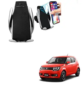 Kozdiko Car Wireless Car Charger with Infrared Sensor Smart Phone Holder Charger 10W Car Sensor Wireless for Maruti Suzuki Ignis