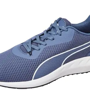 Puma Mens Fusion Inky Blue-White-Black Running Shoe - 12 UK (37819304)