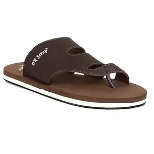 DR STTEP Men's Brown Synthetic Orthopedic Eva Insole House Slip-on Slippers_09_Pack of 5