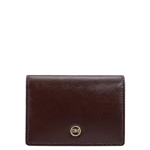 Da Milano Leather Card Holder for Men & for Women - Brown (0020A)