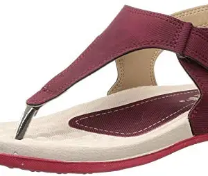 Welcome Women's Red Flip-Flops - 6 UK/India (39 EU)(RedPF01_6)
