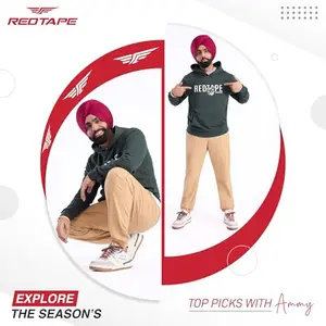 Red Tape Lifestyle Casual Shoes for Men | Rounded Front, Soothing Insole & Impact-Resistant Comfort White