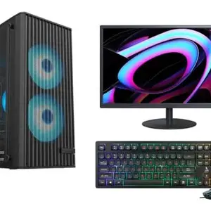 Desktop Core I5-2400 | 16GB Ram DDR3 | 500GB Hard Disk | 256GB SSD | 19 inch Monitor | Keyboard and Mouse | WiFi | Windows 11 with MS Office 2021