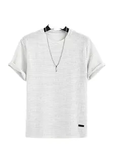 Men Trendy Stripes Half Sleeves Comfortable, Breathable, Lightweight, Skin Friendly T-Shirt