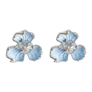 THEAco Blue sweet flower earring