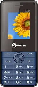 Snexian All-New GURU 5605 Dual Sim |Keypad Mobile| with 1.8" Display | BT Dialer| Voice Changer | Auto Call Recording | Powerful 3000Mah Battery | FM | Camera | Feature Phone | Torch | Blue price in India.