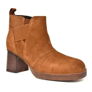 NICO NERINI Suede Leather Women Leather Chelsea Casual Boots For Women