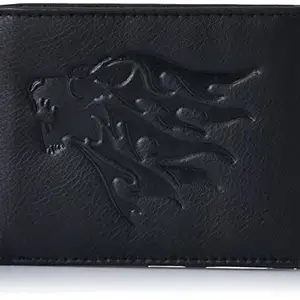 Justrack Boys Dark Black Color Genuine Leather Money Purse (LWM00211-JT_9)