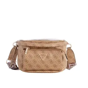 GUESS Women's Brown Printed Sling Bag| Ladies Purse Handbags | Gift For Ladies