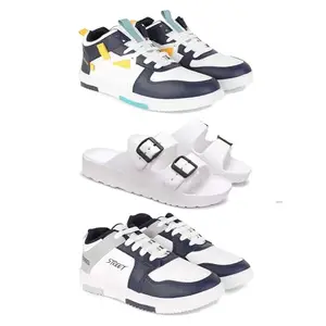 DRACKFOOT Men's Sports Shoes | Lightweight Stylish & Easy to Wear for Men'sGR-(3-Combo)-1074-3113-1075-9 Multicolor