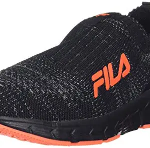 Fila Boys Black/orange Running Shoes - 6 UK