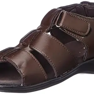 Bata Men's COVER4-MACHO-SS21 sandals(861-4701)(Brown)(6 UK/India)