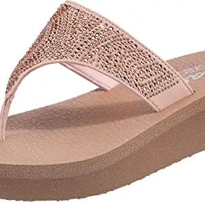 Skechers womens VINYASA - STONE CANDY BLUSH SLIPPER -5 UK (8 US) (31614)