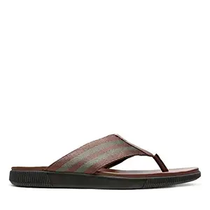 Clarks Men Vine Oak Brown/Comb Leather Sandals-7 UK/India (41 EU) (91261319527070)