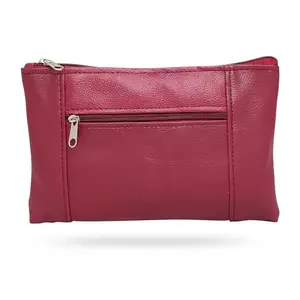 beanskart Zipper Purse for Ladies | Womens Wallet | Ladies Leather Wallet |Pouches for Multipurpose use | Money Wallet (Maroon)