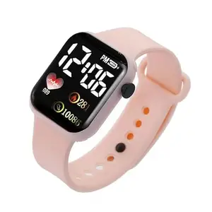 Goldenize Fashion Kids Edition Waterproof Stylish Led Display Watch for Kids, Boy & Baby Girls-Digital Watch for Kids Gift- Pack of 1 (Pink)