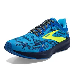 Brooks Women's Launch 9 Nautical Blue/Nightlife/Peacoat Running Shoes- UK7 (1203731B458)