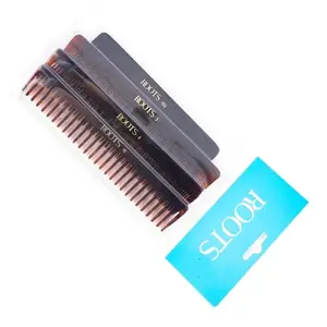 ROOTS Classic Comb Pack of 4 | Dual Teeth For Styling & Detangling | Rounded Teeth prevent Hair damage | For Women with Straight, Long, silky, Wavy Hair | Wet & Dry use | Model No - ES-VCP199