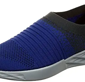 Bourge Men Moda-Z2 R.Blue and Grey Running Shoes-9 UK (43 EU) (10 US) (Moda-24-09)