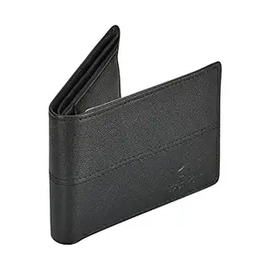 Design Desgin Black Mens Leather Wallet – Wallet for Mens & RFID Blocking Genuine Leather Mens Wallet