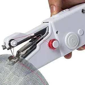HAUSHUT USB Rechargeable Wireless Handheld Portable Sewing Machine Household Tool