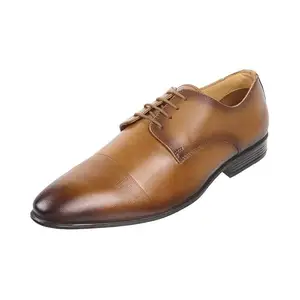 Mochi Men Tan Formal Lace Up UK/7 EU/41 (19-319)